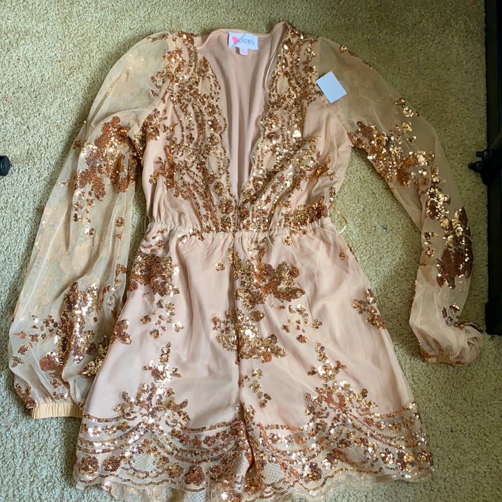 A bedazzled Romper